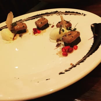 KUU Restaurant - Dessert: love the black sesame on the side - Japanese Near Me - Houston, Texas