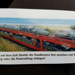 RDC AUTOZUG Sylt - Ticket haben wir jetzt gekauft