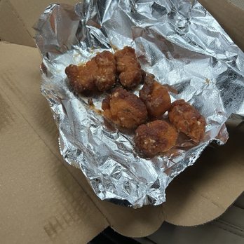 Guiseppe's Pizza - Wings?  This is what you get when you order boneless wings. - Pizza Near Me - Akron, Ohio
