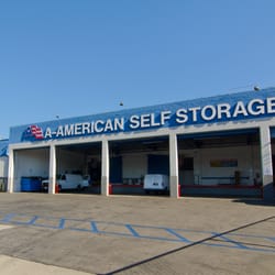 A-American Self Storage - Front entrance.