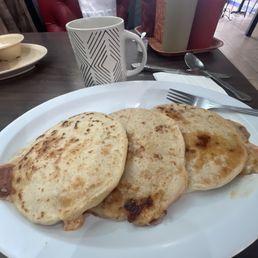 3 different flavors of pupusas!