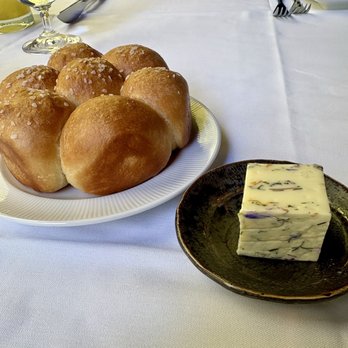 Artisanal Restaurant - Bread Service with an amazing layered and herb infused room temp butter - New American Near Me - Banner Elk, North Carolina