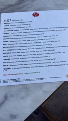 Menu photo 2 Piola Miami Beach, FL Menu photo 2 Piola Miami Beach, FL