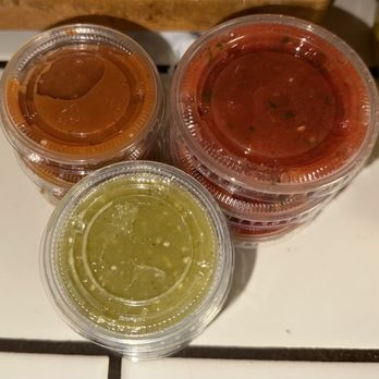 Sol Mexican Grill - A selection of their salsas. - Mexican Near Me - Chico, California Sol Mexican Grill - A selection of their salsas. - Mexican Near Me - Chico, California