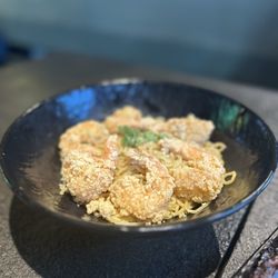 Food Terminal - Sandy Springs - (PS) Honey Butter Shrimp (not pictured is the sauce that this comes with- see other photos for the green sauce)