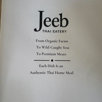 Jeeb Thai Eatery - Thai Near Me - Redondo Beach, California