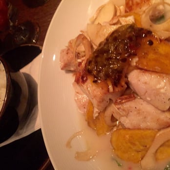 Togu - namorada (fish) in a maracuja sauce with heart of palm and banana - Japanese Near Me - Rio de Janeiro, RJ