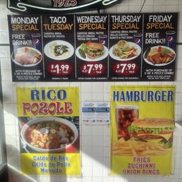 Weekly specials