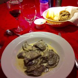 Via Vittoria - Raviolones de salmón. Excelentes!!!