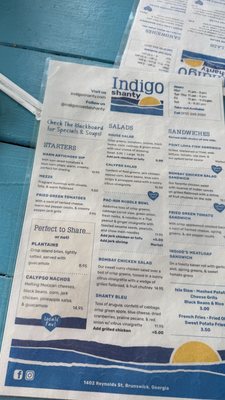 Menu photo 1 Indigo Coastal Shanty Brunswick, GA Menu photo 1 Indigo Coastal Shanty Brunswick, GA