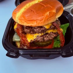 Double bacon burger