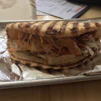 Tropical Smoothie Cafe - Hawaiian BBQ Chicken Flatbread - Juice Bars & Smoothies Near Me - Doral, Florida Tropical Smoothie Cafe - Hawaiian BBQ Chicken Flatbread - Juice Bars & Smoothies Near Me - Doral, Florida