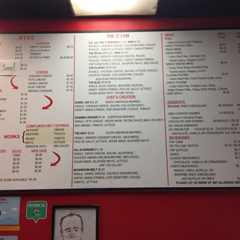 Zeal Burgers - Menu - Burgers Near Me - Toronto, Ontario Zeal Burgers - Menu - Burgers Near Me - Toronto, Ontario