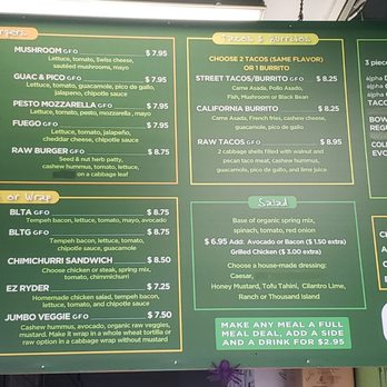 Evolution Fast Food - the menu - Vegetarian Near Me - San Diego, California Evolution Fast Food - the menu - Vegetarian Near Me - San Diego, California