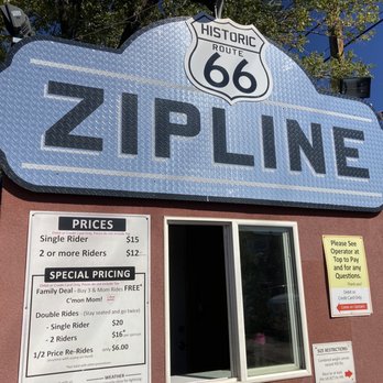 Route 66 Zipline - Prices. - Ziplining Near Me - Williams, Arizona