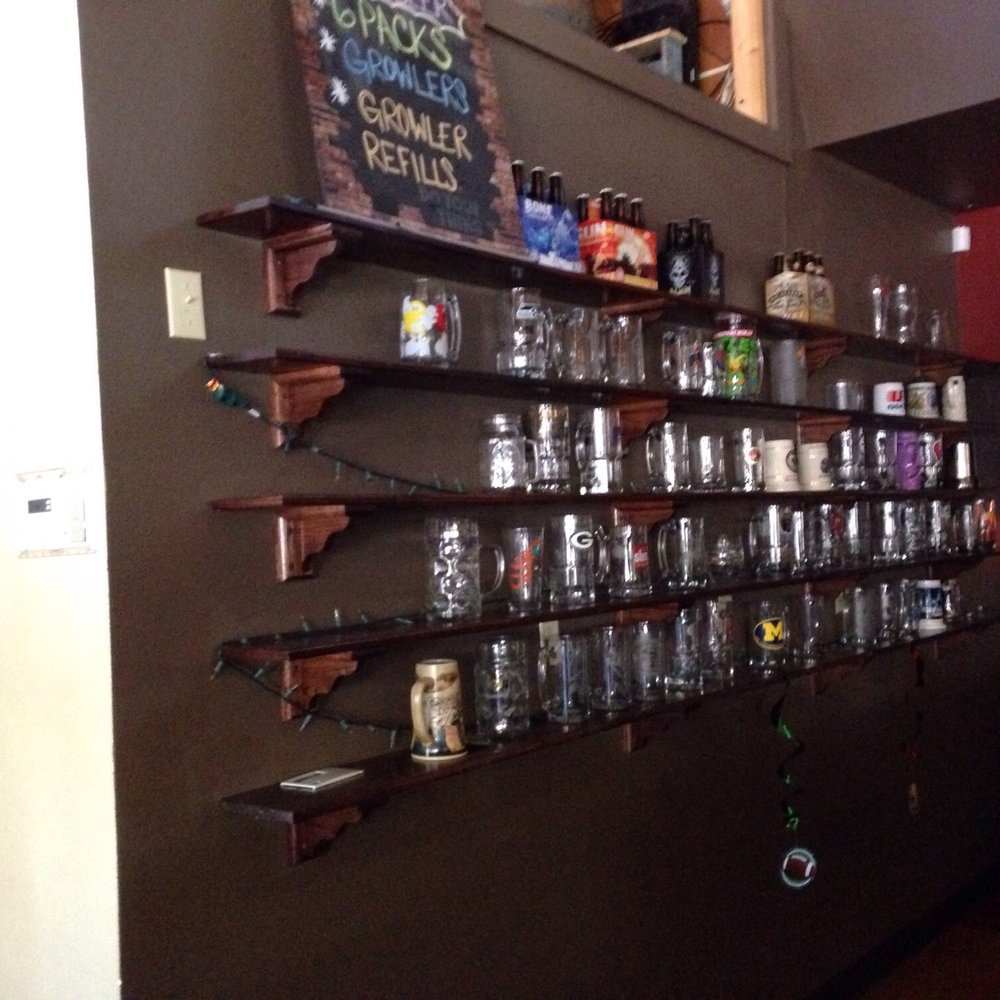 Alien Brew Pub - Mug wall for membership - Burgers Near Me - Albuquerque, New Mexico Alien Brew Pub - Mug wall for membership - Burgers Near Me - Albuquerque, New Mexico