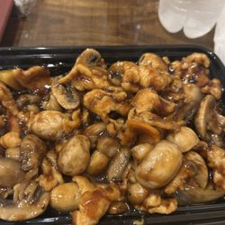 Asian Garden Express - This is their version of Moo Goo Gai Pan. I did ask for brown sauce but there are NO vegetables.