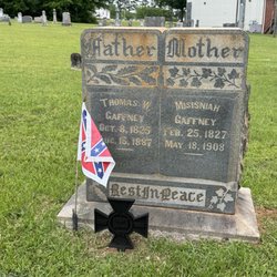 Cemetery at Providence Baptist Church - The husband survived the Civil War and returned home.