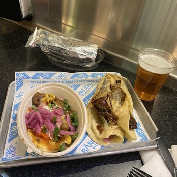 Bāng Bar by Momofuku - Eggplant wrap and fingerling potatoes - Wraps Near Me - Las Vegas, Nevada Bāng Bar by Momofuku - Eggplant wrap and fingerling potatoes - Wraps Near Me - Las Vegas, Nevada