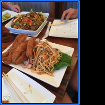 Thai Spice - Beef Salad - Medium Crispy Fish with Mango Salad - Hot - Thai Near Me - Paia, Hawaii