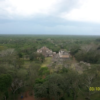 Ek Balam Mayan Ruins - from atop the pyramid - Landmarks & Historical Buildings Near Me - Yucatán, YUC