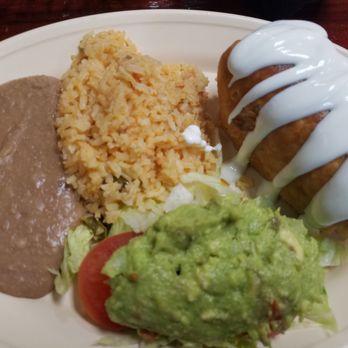 Pablo's Old Town - Chicken Chimichanga.  Very good. - Mexican Near Me - Lansing, Michigan