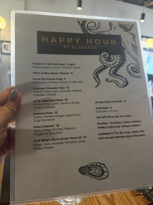 Menu photo 1 Glasspar Dana Point, CA