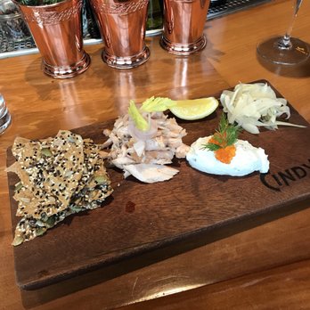 Cindy's Rooftop - Fish board - New American Near Me - Chicago, Illinois Cindy's Rooftop - Fish board - New American Near Me - Chicago, Illinois