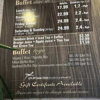 Tasty Buffet and Grill - Dec 2025 - menu pricing. - Buffets Near Me - Pomona, California Tasty Buffet and Grill - Dec 2025 - menu pricing. - Buffets Near Me - Pomona, California