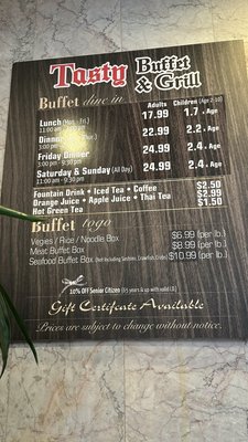 Menu photo 4 Tasty Buffet and Grill Pomona, CA Menu photo 4 Tasty Buffet and Grill Pomona, CA