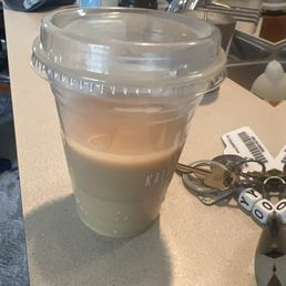 My so didn't even finish his drink as it tasted like mostly milk. My so didn't even finish his drink as it tasted like mostly milk.