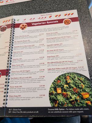 Menu photo 2 Kathmandu Indian Cuisine Butte, MT