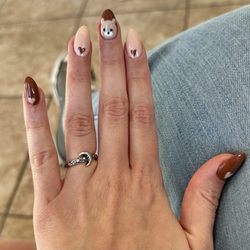 Magic Nails & Spa - Gel X Nails, Cozy Teddy Bear Nail Design