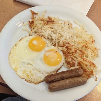 Denny's - Eggs, sausage and hashbrowns - American Near Me - Depew, New York Denny's - Eggs, sausage and hashbrowns - American Near Me - Depew, New York