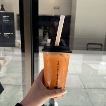 Black Sugar - Thai tea - Bubble Tea Near Me - San Francisco, California