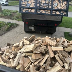 Flower City Firewood - You can estimate how much is the net-bark, straight grain ash for yourself.