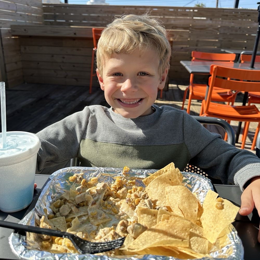 Chicken nachos on the rooftop Chicken nachos on the rooftop