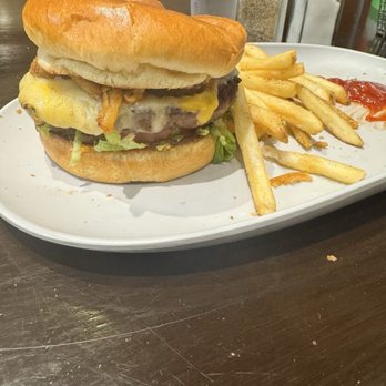 Wahlburgers - Chicken Stack - sub chicken for impossible patty - American Near Me - Myrtle Beach, South Carolina Wahlburgers - Chicken Stack - sub chicken for impossible patty - American Near Me - Myrtle Beach, South Carolina