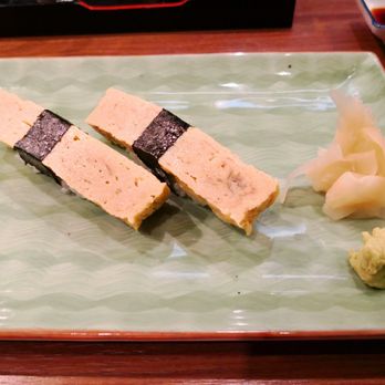 Restaurant Kicho - Tamago nigiri is a great way to end! - Sushi Bars Near Me - Stuttgart, BW
