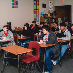 East Valley High School - Engaged minds at work! Our classrooms are spaces where curiosity and creativity thrive.