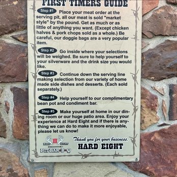 Hard Eight BBQ - Rules - Barbeque Near Me - Coppell, Texas