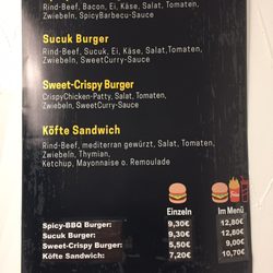 Emy‘s Burger - Weitere Burgerauswahl