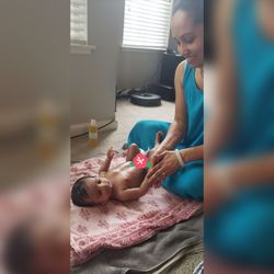Sacred Mother Earth - Baby Massage is so beneficial for your growing baby.