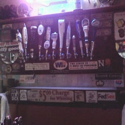beer taps on a wall