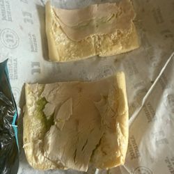 My free Birthday with 1 slice of turkey on undercooked bread! Pure disappointment!
