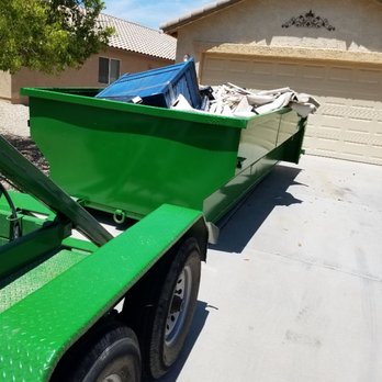 Dumpster Dudes - Another happy customer in Queen Creek - Dumpster Rental Near Me