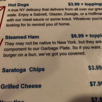 The Excelsior Pub - a menu for a hot dog - Pubs Near Me - Albany, New York The Excelsior Pub - a menu for a hot dog - Pubs Near Me - Albany, New York