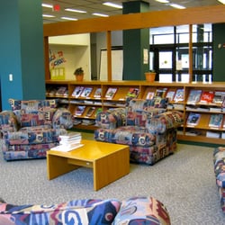 Southeast Steuben County Library - Looking from the Reading Room toward the Tioga Street entrance.