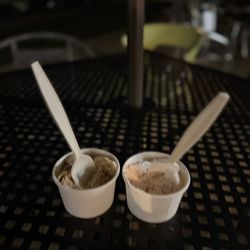 Espresso & Strawberry ice cream. Delicious!