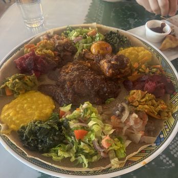 Abyssinia Restaurant  - Fresh made Traditional Combo - Ethiopian Near Me - Anaheim, California